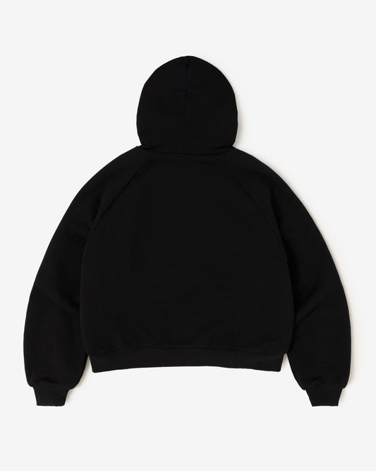 Reversible Sherpa Hoodie (Black)