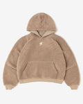 Reversible Sherpa Hoodie (Tan)